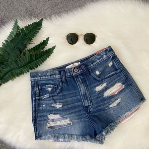 NWT Hollister High-Rise Shorts w/ Stars+Stripes